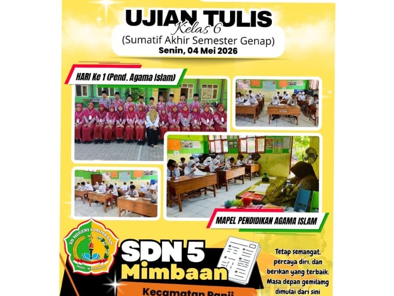 ASAJ ( ASESMEN SUMATIF AKHIR JENJANG ) KELAS 6 SD NEGERI 5 MIMBAAN